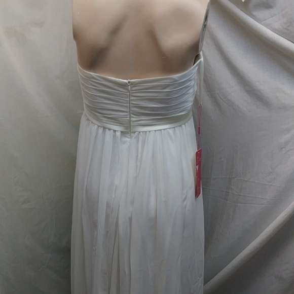 Coco Melody Strapless Ivory Special Occasion Dress, Size 18 NWT - Picture 3 of 8